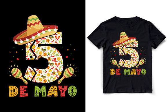 5 DE MAYO CINCO DE MAYO Graphics & T-Shirt Designs