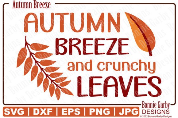 Autumn Breeze and Crunchy Leaves SVG Graphics for T-Shirts