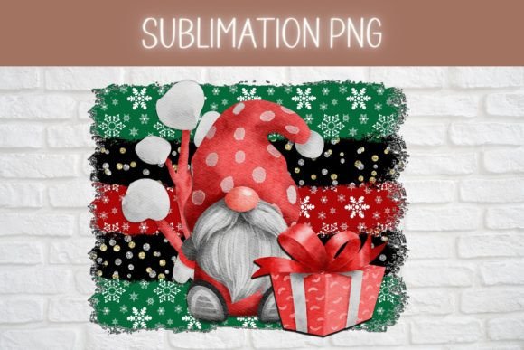 Christmas Gnome PNG: Graphics for T-Shirt Designs & Editorial Use