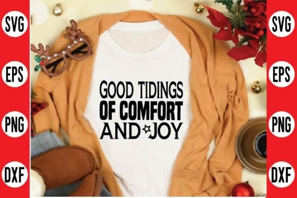 Good Tidings SVG Graphics for T-Shirt Designs