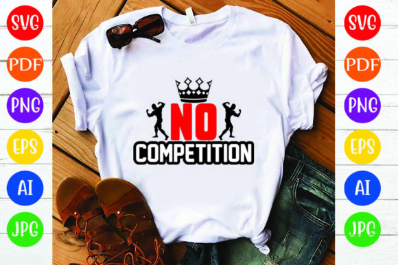 Gym T-Shirt Design, No Competition: Graphics for Local Branding