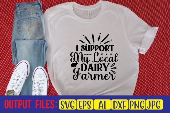 I Support My Local Dairy Farmer Embroidery Review