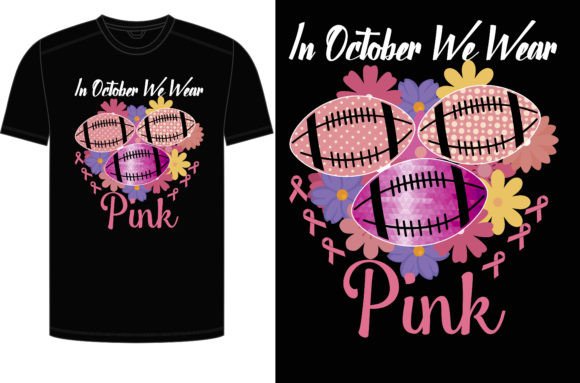 In October We Wear Pink T-shirt