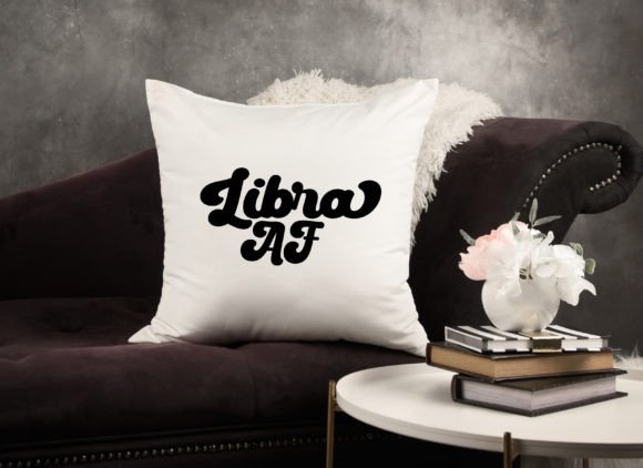 Libra AF SVG Retro: Graphics for T-Shirt Designs
