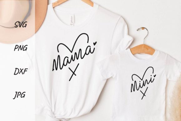 Mama Mini SVG Graphics for T-Shirt Designs