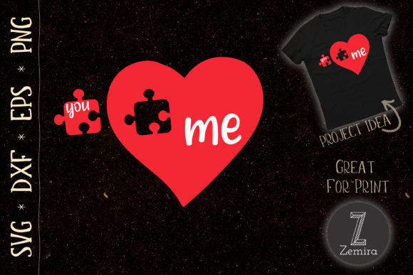 Missing Piece of Heart Valentine Day