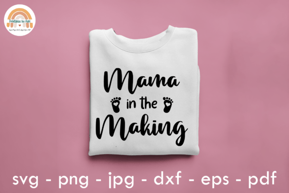 New Mom Graphics & T-Shirt Designs for Crafters
