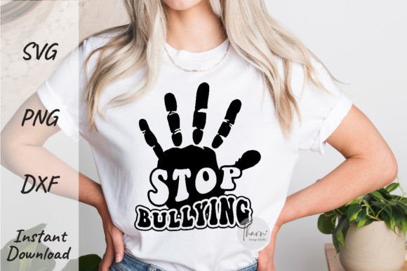 Stop Bullying SVG Graphics for T-Shirt Designs