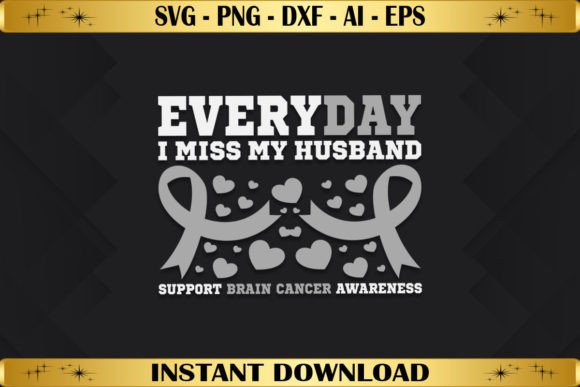 Support Brain Cancer Awareness Graphics & T-Shirt Designs