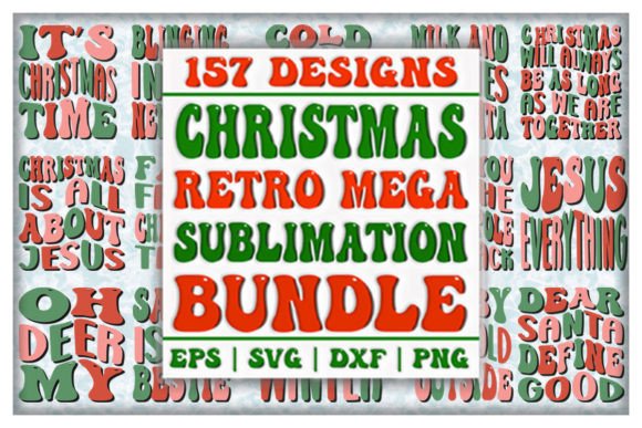 The Mega Christmas Sublimation Bundle: Graphics & T-Shirt Designs